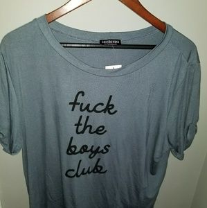 Fashion Nova F the boys club Tee